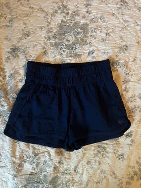 Vineyard Vines Navy Elastic-Waist Athletic Shorts